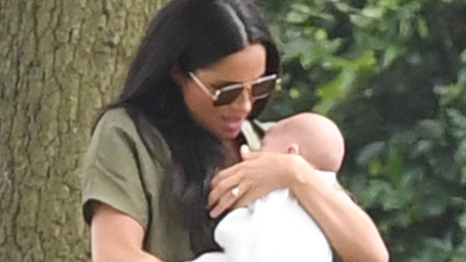 Księżna Meghan ze swoim pierwszym dzieckiem
