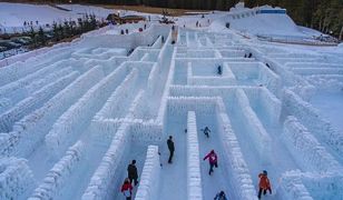 Zakopane - powstaje najdłuższy na świecie labirynt ze śniegu i lodu