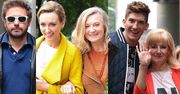 Gwiazdy z mamami pod studiem Dzień Dobry TVN: Anna Kalczyńska, Michał Baryza, Andrzej Piaseczny [PAPARAZZI]