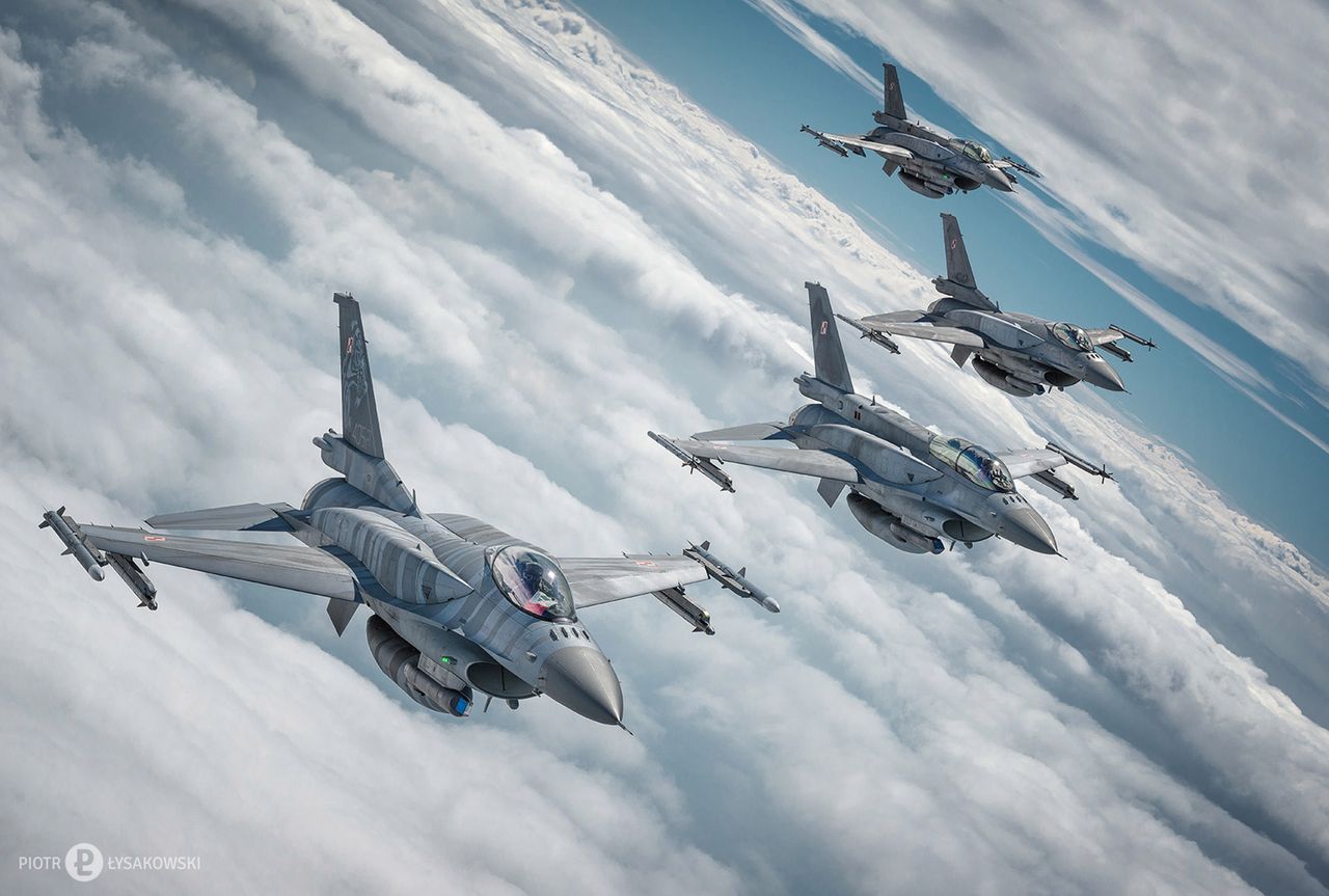 10 lat F-16 w Polsce. Zobacz piękne zdjęcia polskich Jastrzębi