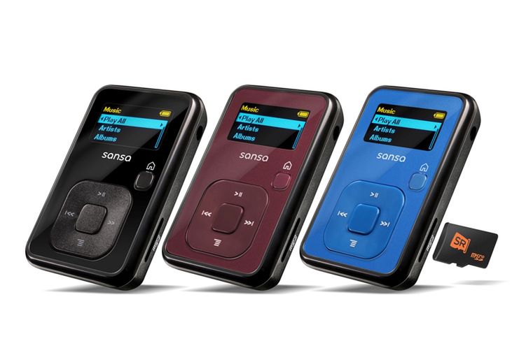 Odtwarzacz MP3 Sansa Clip + z gniazdem microSD