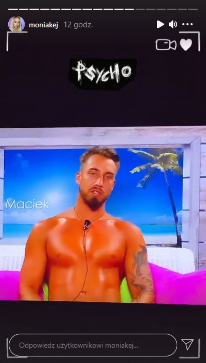 Monika Kozakiewicz ocenia wybryki Maćka z "Love Island"