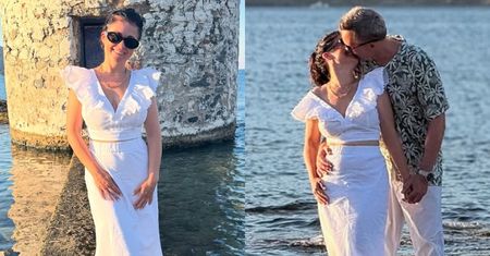 Odziana w białą suknię Katarzyna Cichopek ogłasza: "My JUŻ PO". Internauci pospieszyli z gratulacjami...