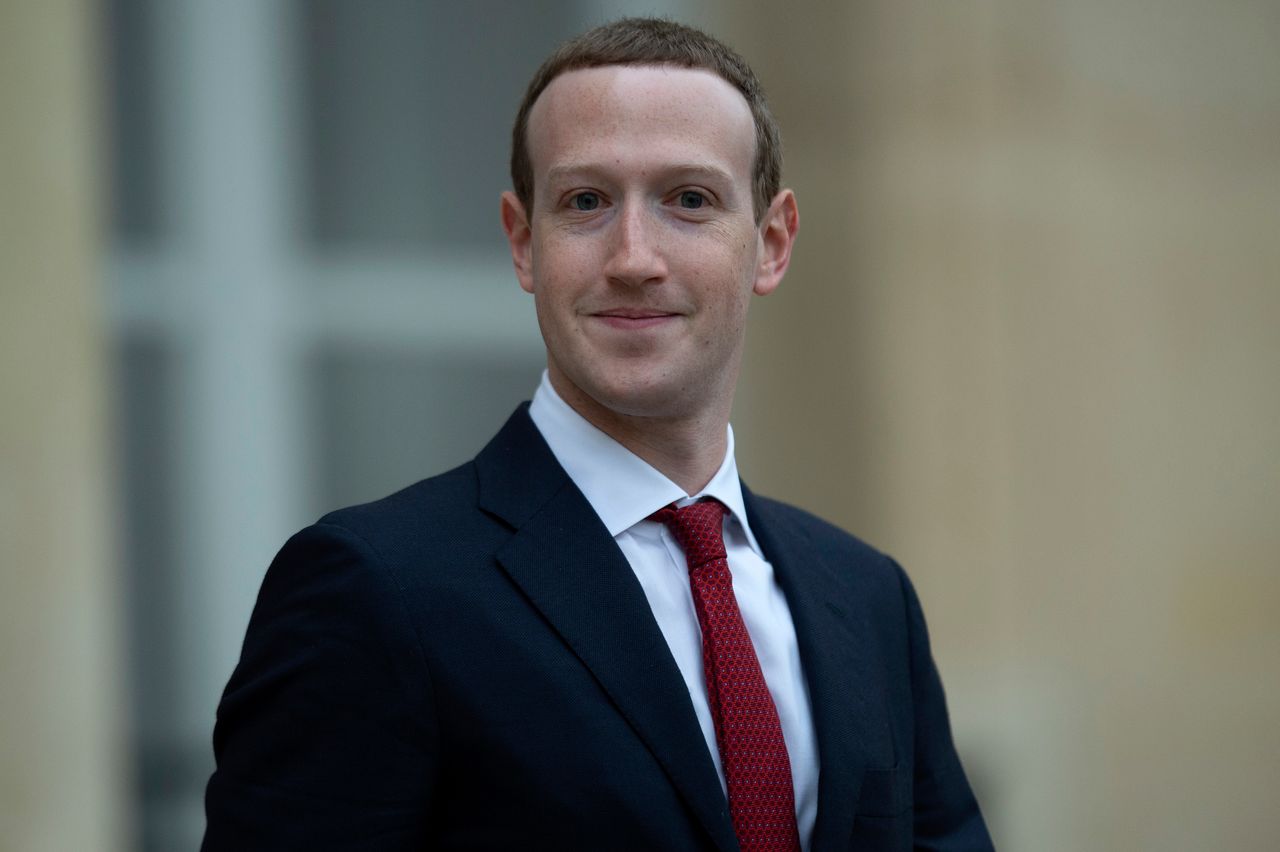 Szef Facebooka Mark Zuckerberg.