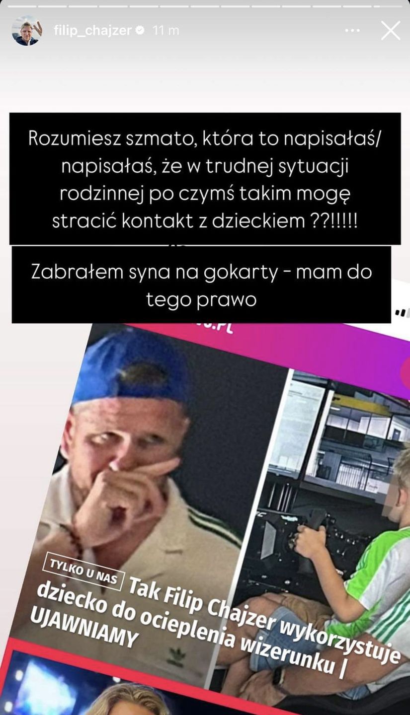 Filip Chajzer grzmi po artykule na swój temat