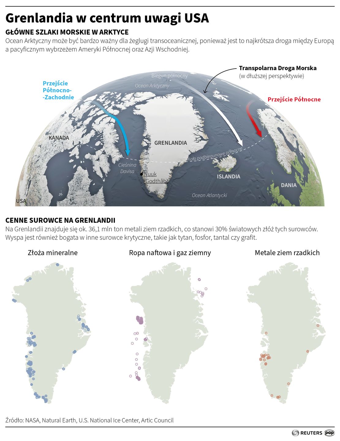 Grenlandia w centrum uwagi USA