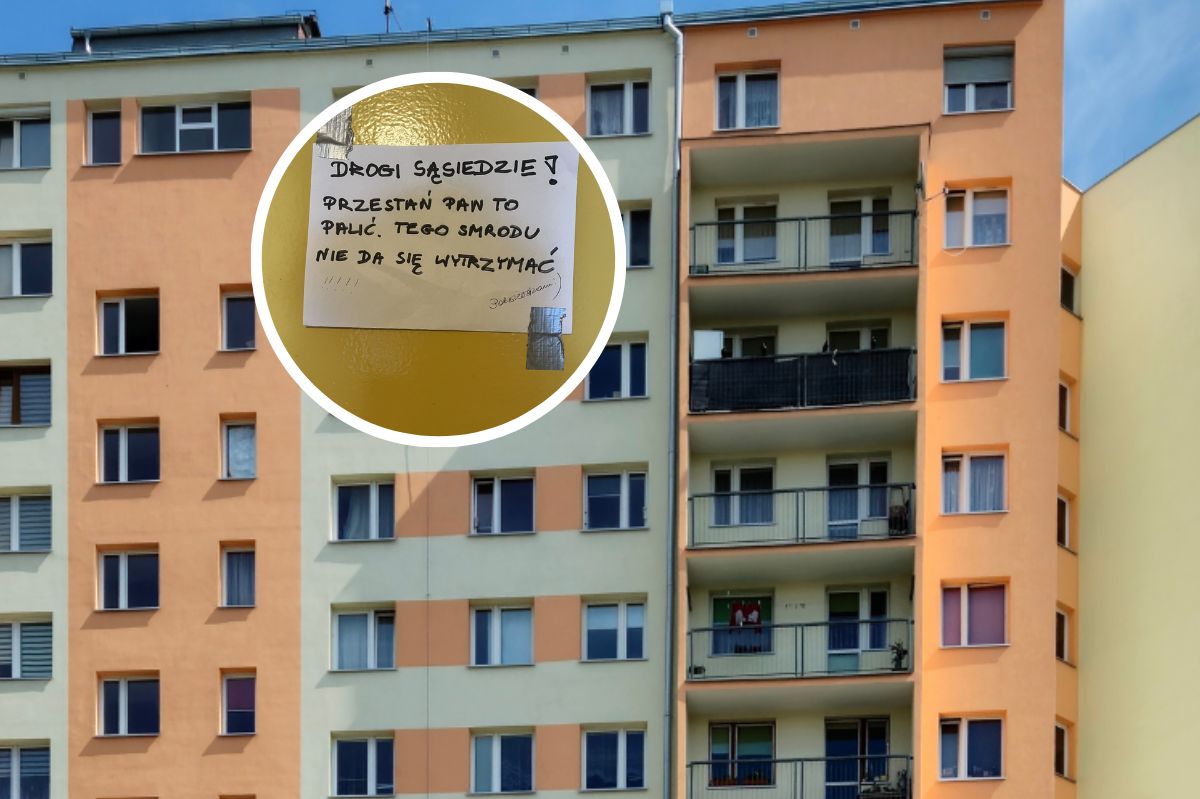 Rzucał jej niedopałki na balkon. "Załatwiłam to raz, a porządnie"