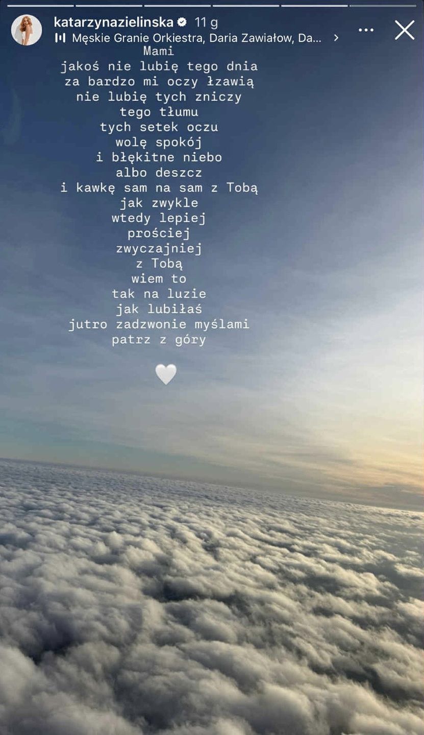 Katarzyna Zielińska wspomina mamę