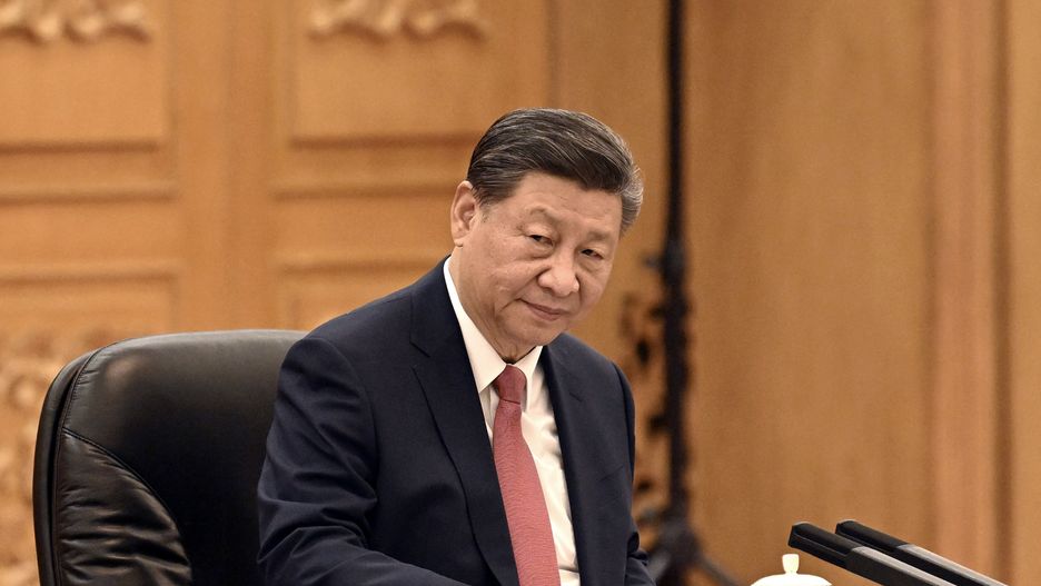 BEIJING , CHINA - JANUARY 12 : Prime Minister Alexander De Croo visits the People's Republic of China from 10 to 13 January 2024 (Day 2) 
- Meeting with Chinese President Xi Jinping on January 12, 2024 in Beijing , China, 12/01/2024 ( Photo by Didier Lebrun / Photonews via Getty Images)