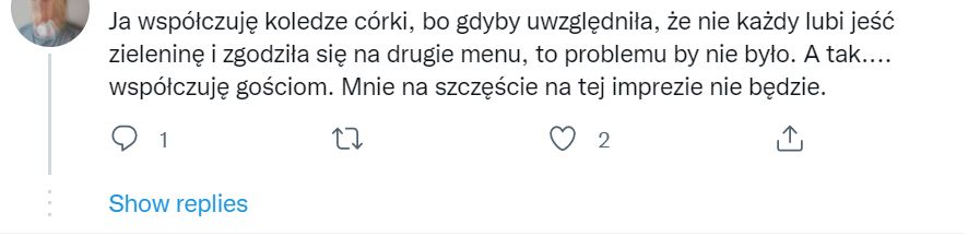 Wegańskie menu na wesele