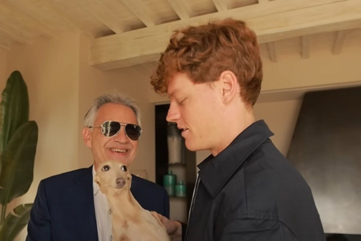 Andrea Bocelli i Jannik Sinner we wspólnym teledysku