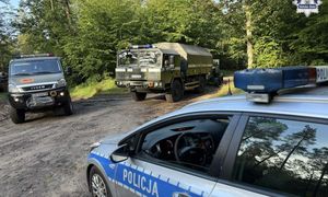 Zauważył je w potoku. Akcja policji i saperów w Bielsku-Białej