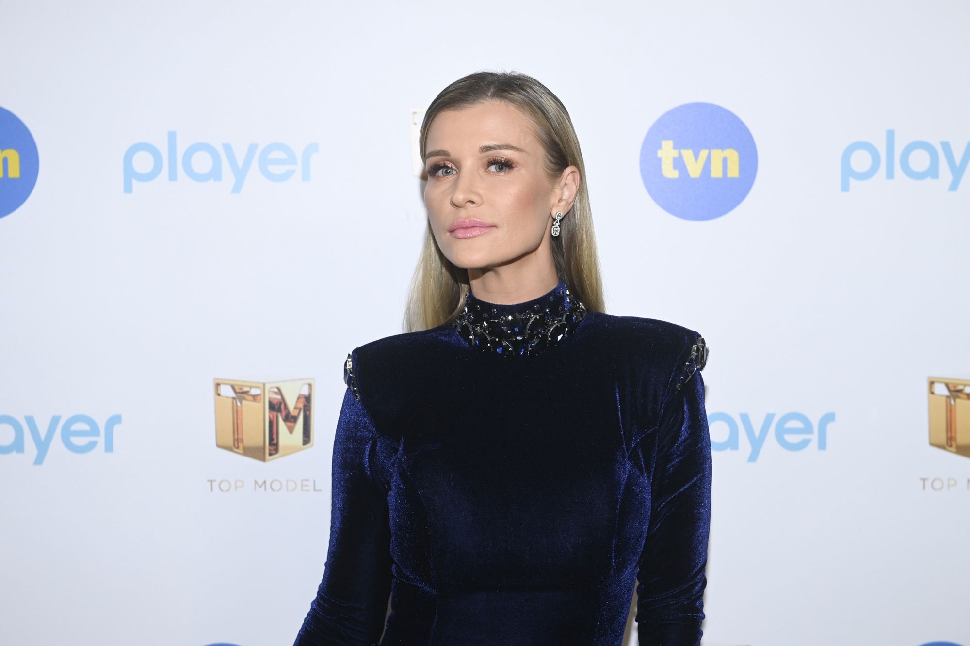 Joanna Krupa podczas finału "Top Model"
