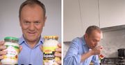 Tusk zadziwił. Nagrał "starcie" majonezów. Oto co mu wyszło