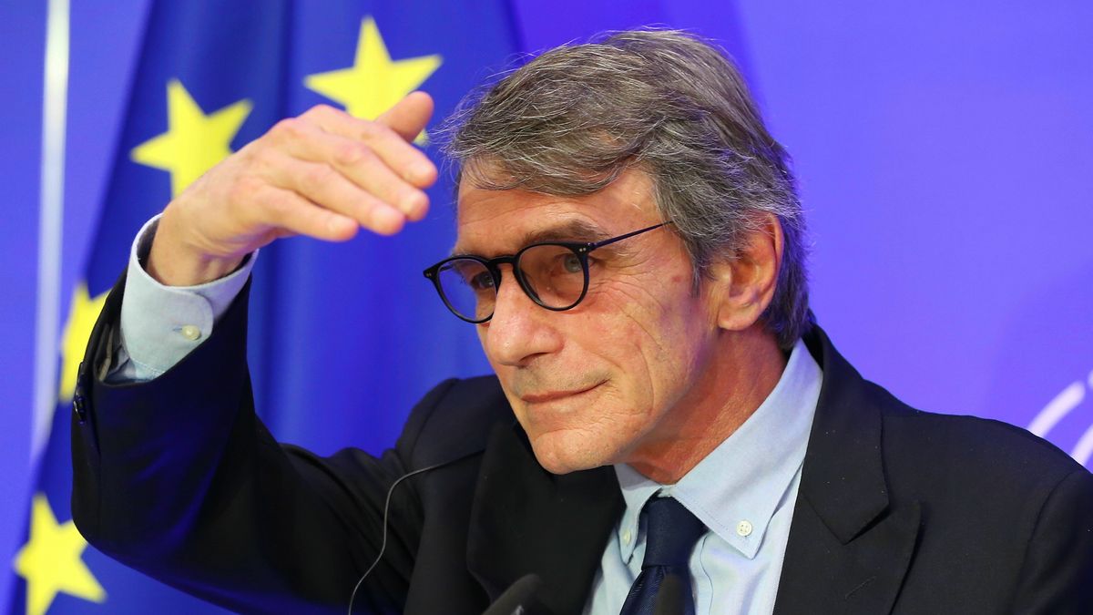 Przewodniczący PE David Sassoli 