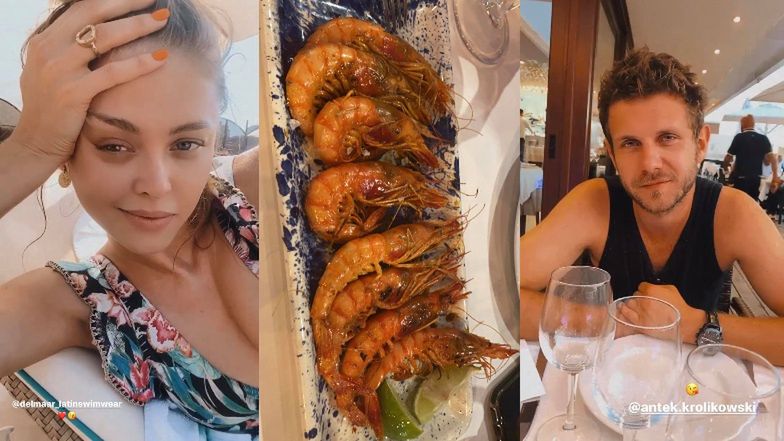 Antek Królikowski i Joanna Opozda chwalą się wakacjami