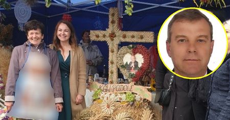 Afera o zdjęcie z dożynek. Taki fartuszek założyła jedna z gospodyń