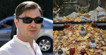 Daniel Martyniuk odbywa prace społeczne na CMENTARZU. "Grabi liście, zbiera połamane znicze"