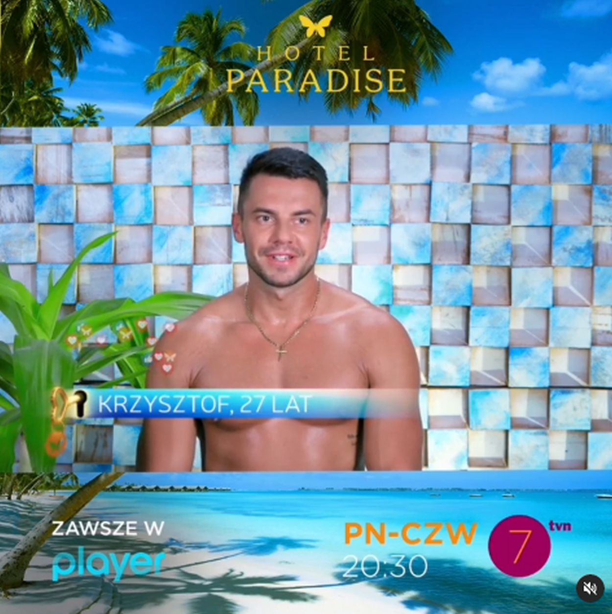 Krzysiek z "Hotel Paradise"