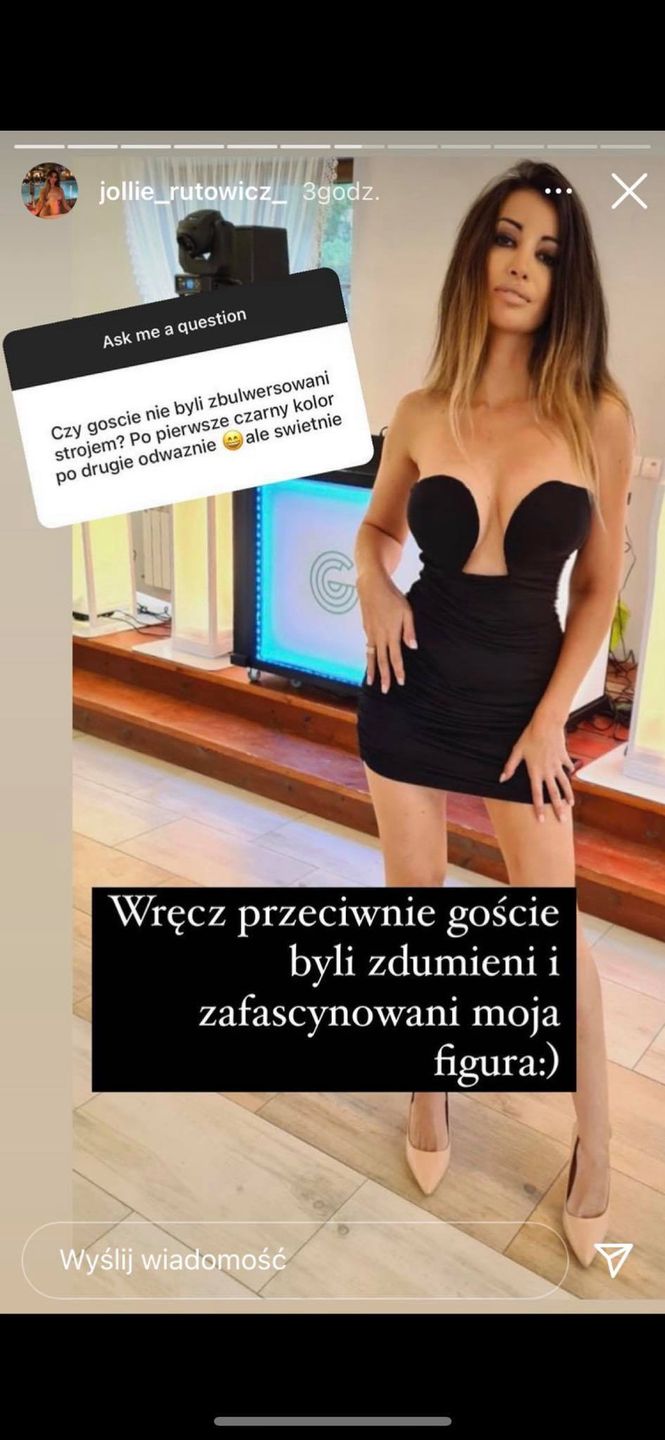 Jola Rutowicz baluje na polskim weselu