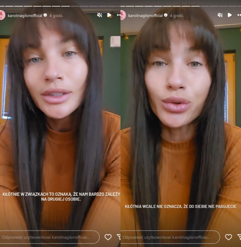 Karolina Gilon o kłótni z ukochanym
