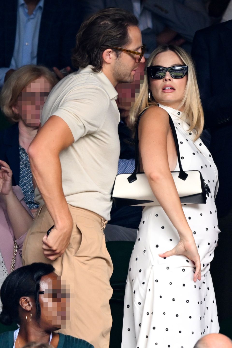 Margot Robbie z ukochanym na Wimbledonie
