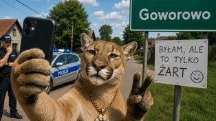 Puma w gminie Goworowo? Alarm okazał się żartem mieszkańca