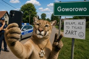 Puma w gminie Goworowo? Alarm okazał się żartem mieszkańca
