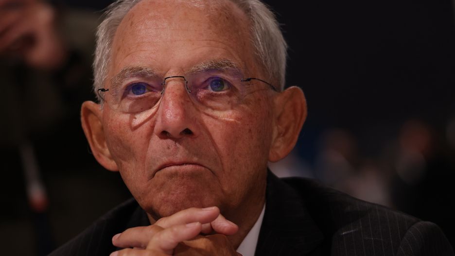 HANOVER, GERMANY - SEPTEMBER 09: Leading CDU member Wolfgang Schaeuble attends the first of a two-day federal party congress of the German Christian Democrats (CDU) on September 09, 2022 in Hanover, Germany. The CDU, which ruled Germany for 16 years in coalition governments under former Chancellor Angela Merkel, is today the main opposition party in Germany. (Photo by Sean Gallup/Getty Images)