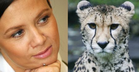 Kinga Rusin broni okładki z gepardem: "SAM DO MNIE PODSZEDŁ"
