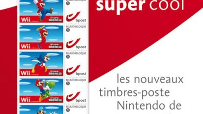 Znaczki pocztowe z bohaterami Mario 1