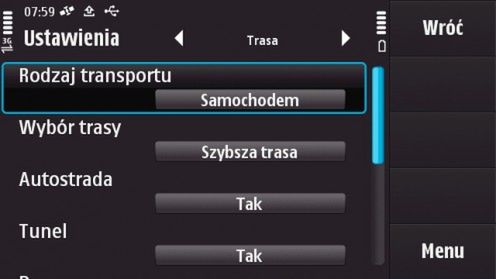 Mapy Ovi - test aplikacji 1