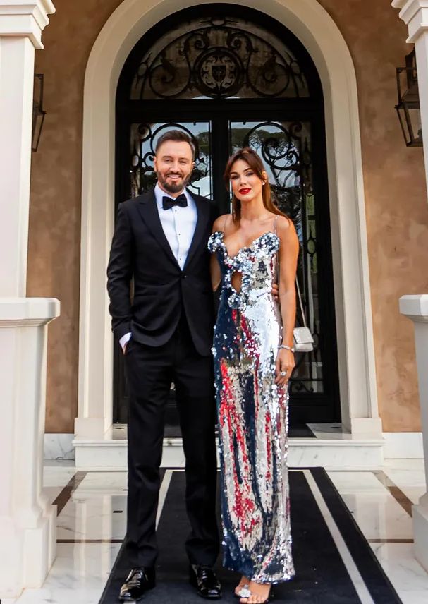 Paweł Marchewka z żoną