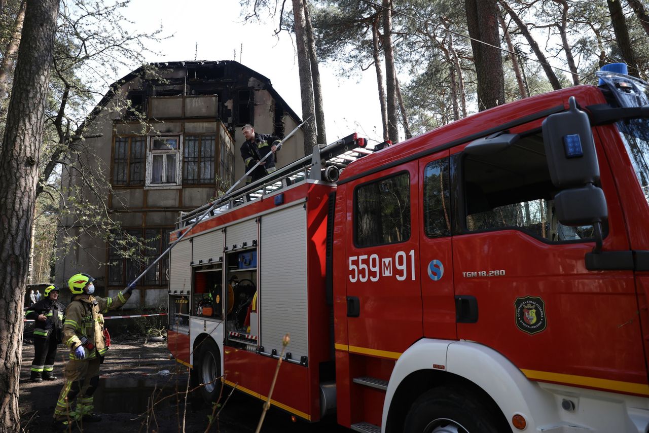 Otwock. Kolejny otwocki świdermajer w ogniu. 12 mieszkańców ewakuowanych