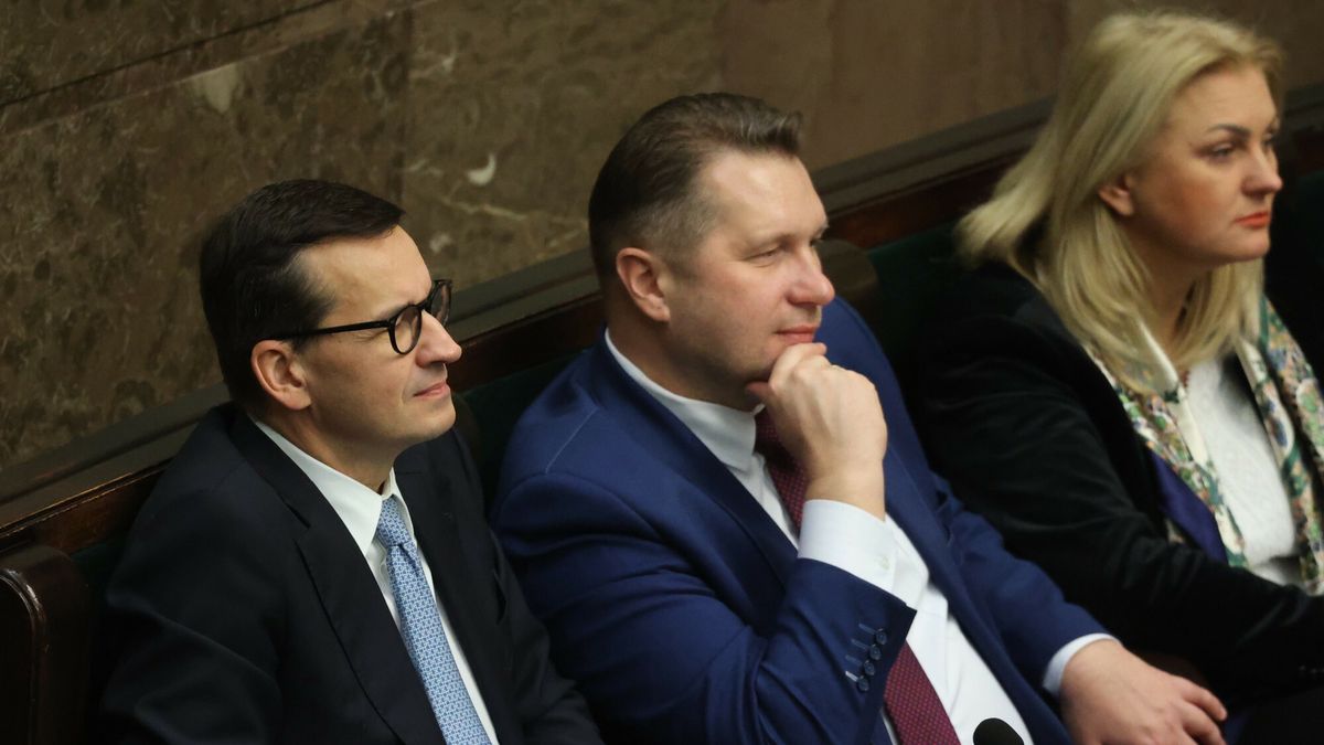Mateusz Morawiecki i Przemysław Czarnek