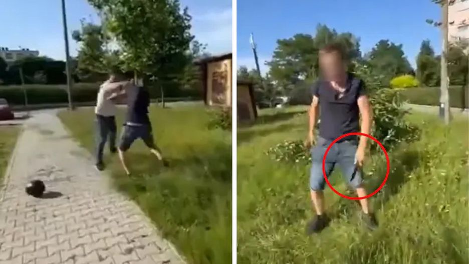 Mężczyzna zaatakował nożem