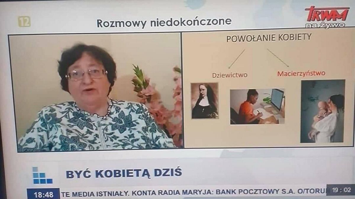 Wywiad z dr hab. Urszulą Dudziak w TV Trwam