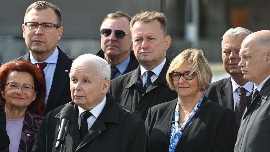 Jarosław Kaczyński i Jacek Kurski