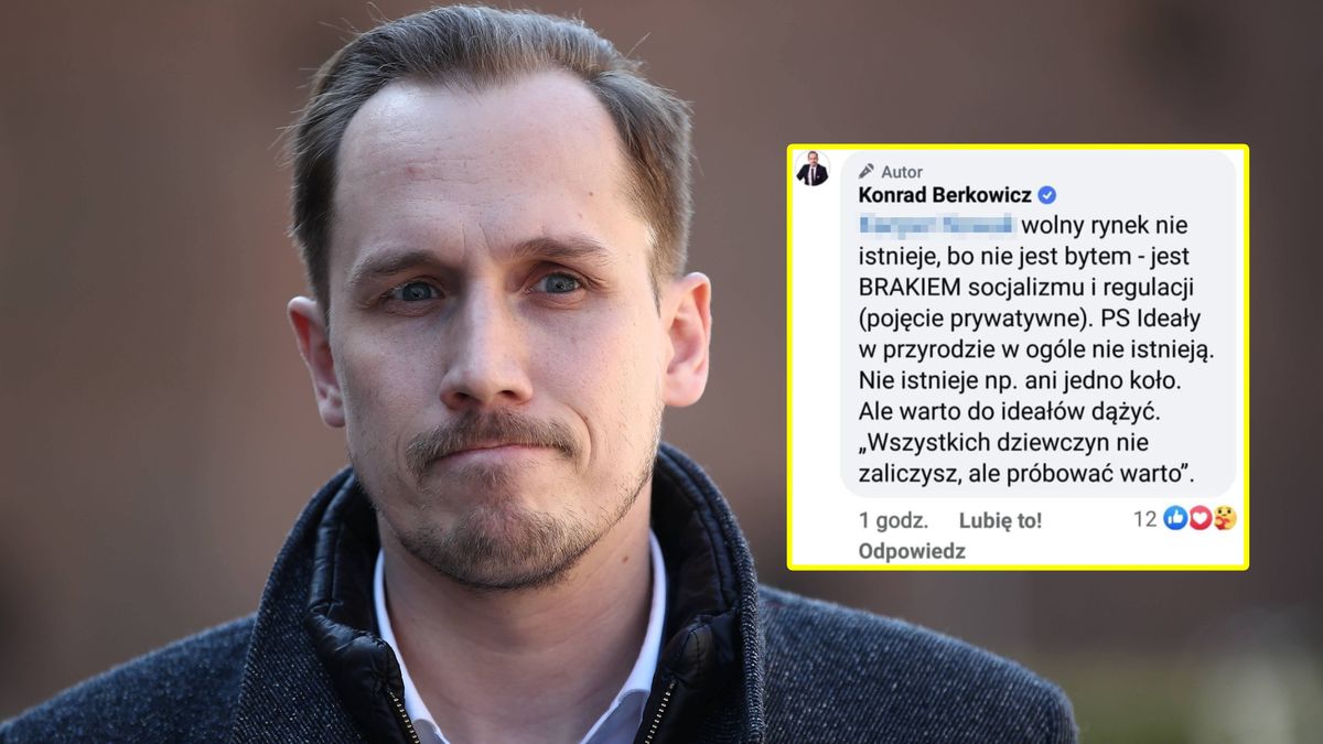Konrad Berkowicz wdał się z internautą w dyskusję na temat wolnego rynku