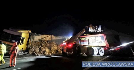Wrocław. Droga S8 zablokowana. Policja prosi o unikanie tej trasy