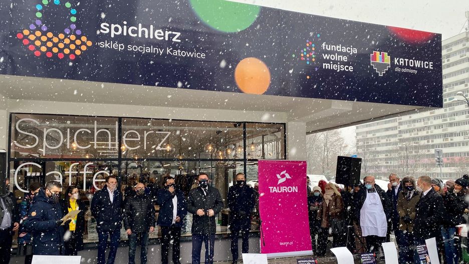 Sklep socjalny w Katowicach rozpoczął działalność.