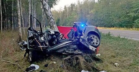 Tragiczny finał wyprzedzania. Kierowcy nie dało się uratować