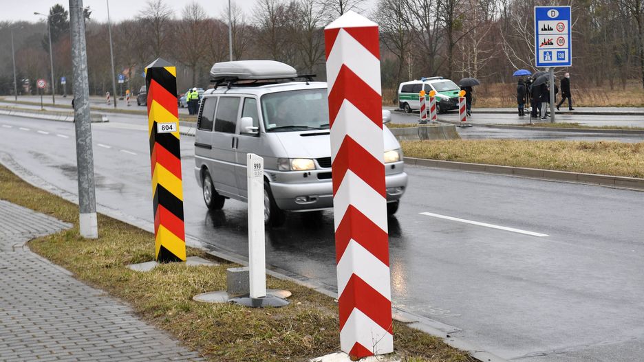 Przejście graniczne z Niemcami. Zdjęcie ilustracyjne