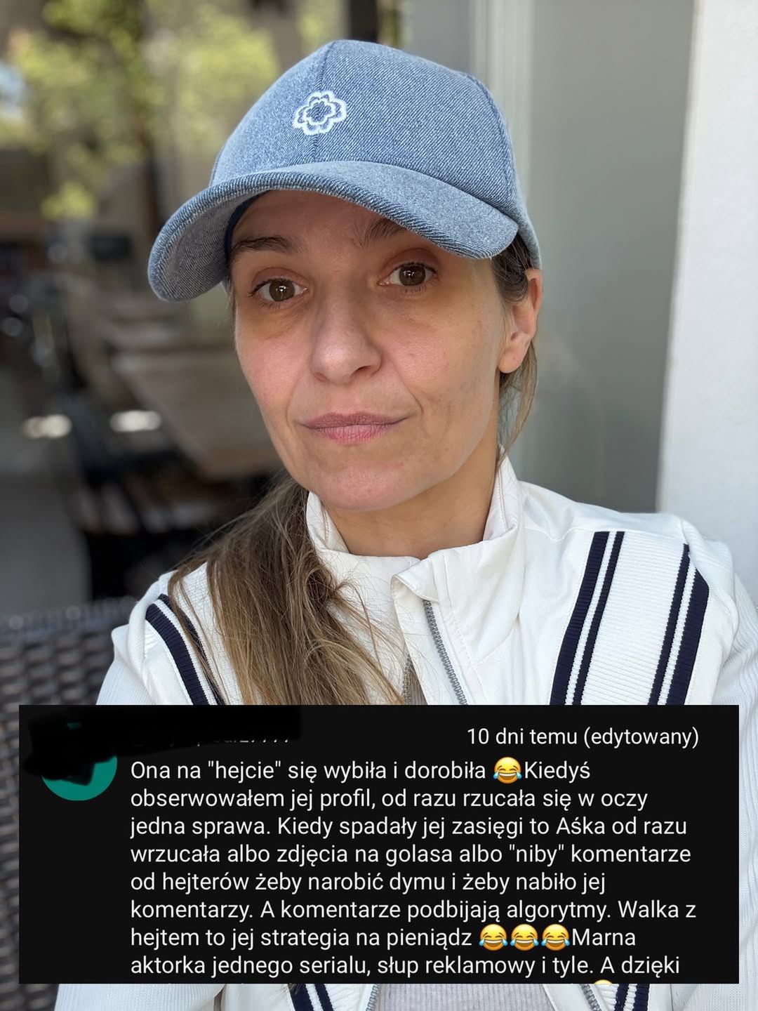 Joanna Koroniewska opublikowała hejterskie wpisy na swój temat