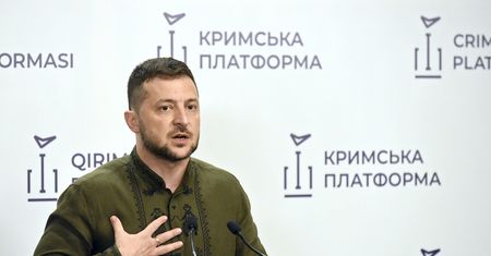 Wołodymyr Zełenski otrzymał tytuł "Człowieka roku" Forum Ekonomicznego w Karpaczu