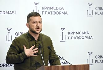 Wołodymyr Zełenski otrzymał tytuł "Człowieka roku" Forum Ekonomicznego w Karpaczu