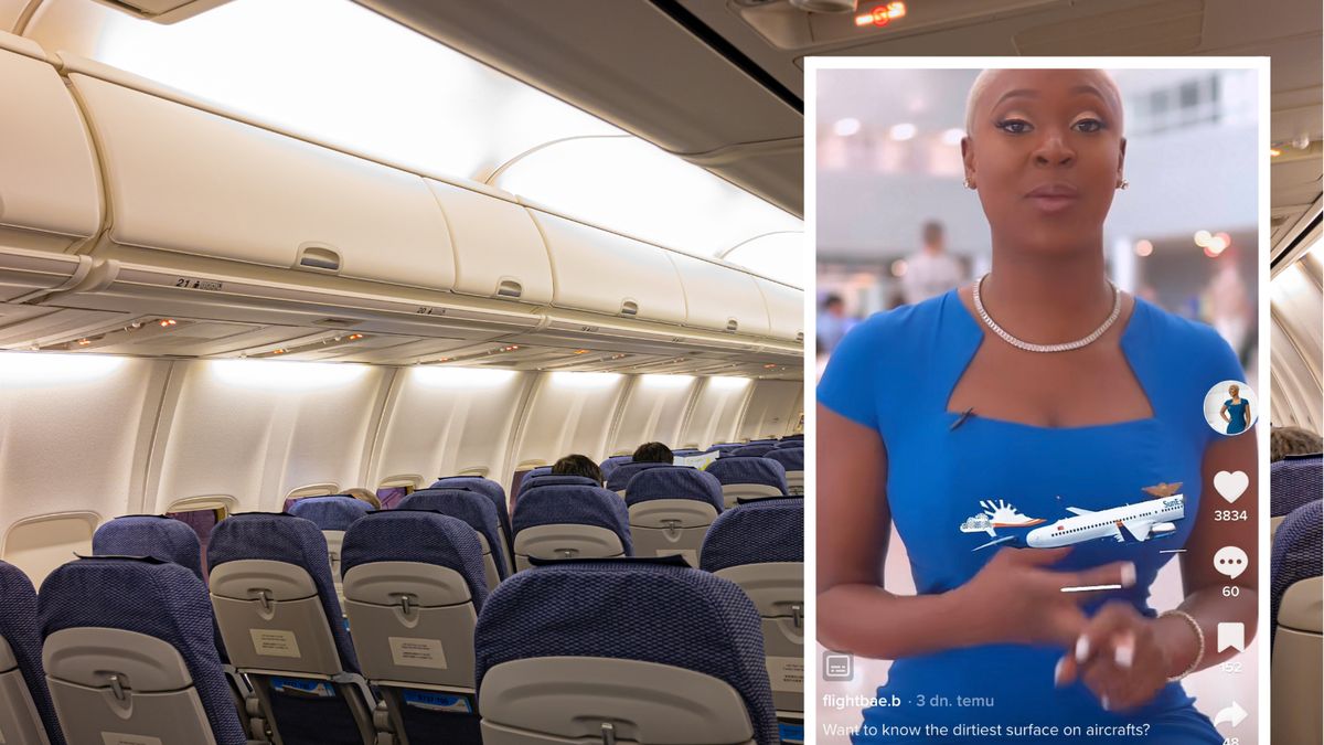 Stewardesa zdradza, które miejsce jest najbrudniejsze w samolocie