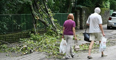 "Burza roku" na Węgrzech. "Pioruny uderzały co sekundę"