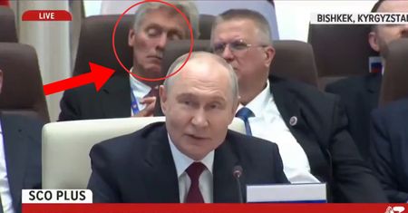Przemówienie Putina i nagły kadr. Ujawnili wpadkę Pieskowa