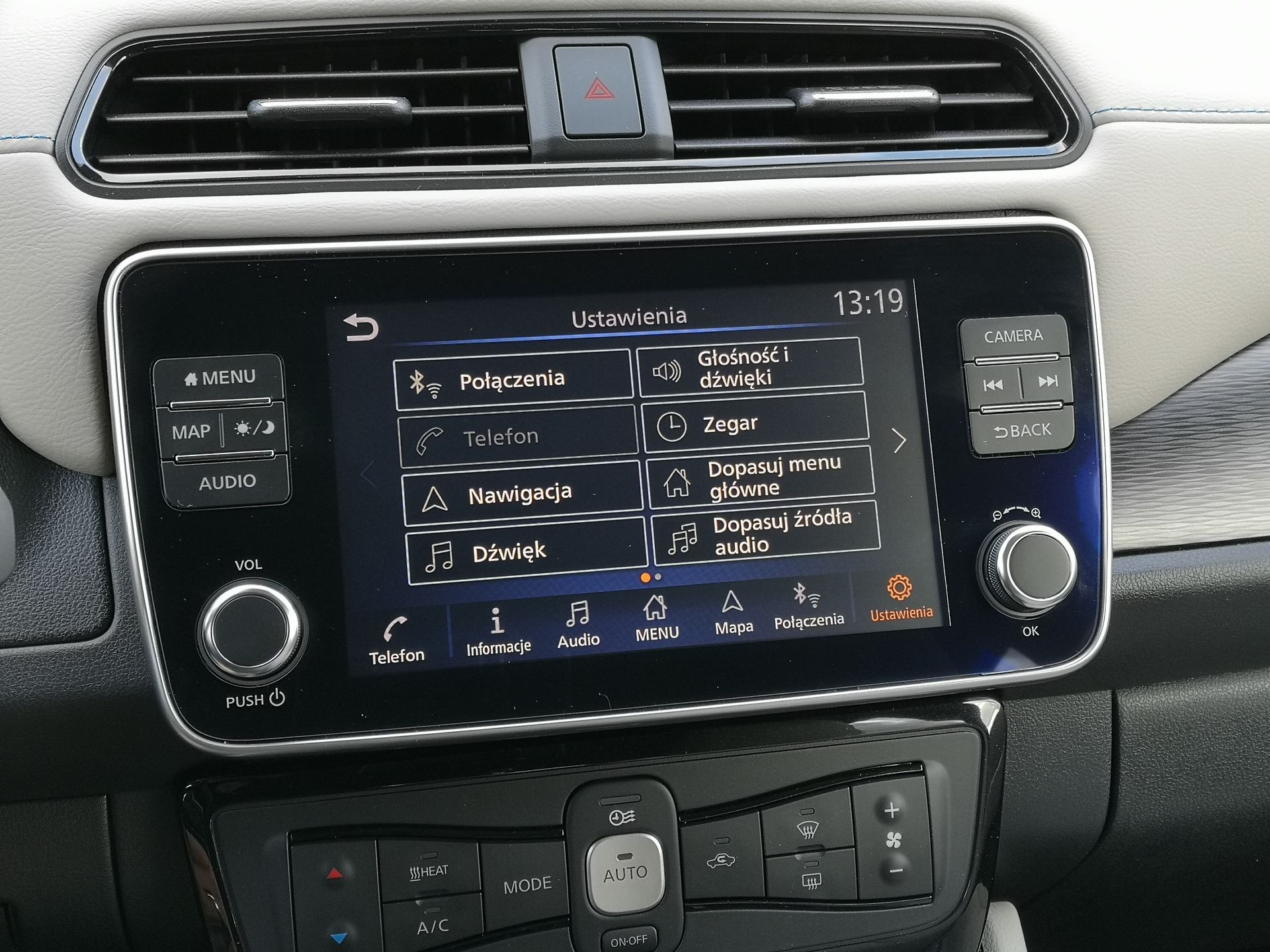 Nissan Leaf e+: Systemy wsparcia kierowcy, zarządzania energią oraz audio Bose 9